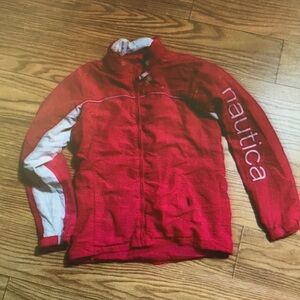 Nautica Red and White Jacket